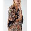 Paisley Wrap Kimono Style Hi Lo Dress