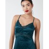 Jacquared Satin Slip Dress