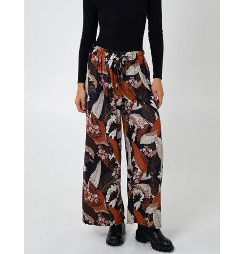 Leaf Print Trouser