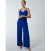 Button Front Strappy Jumpsuit