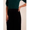 Wide Leg Textured Velour Trouser