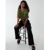 Wide Leg Cargo Trouser