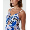 Abstract Tie Detail Dress