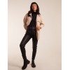 Matte Faux Leather Tailored Trouser