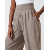 Shirring Waist Wide Leg Trousers