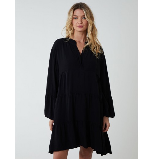 Long Sleeve Over Sized Tunic Dress