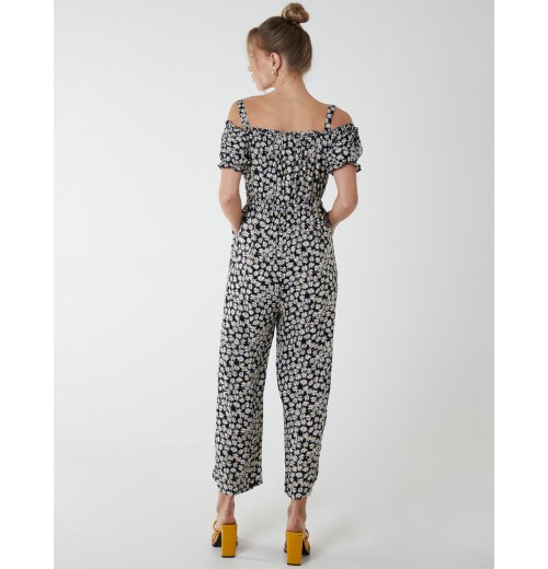 Cami Strap Bardot Daisy Jumpsuit