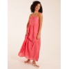 Drawstring Tier Maxi Dress