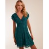 Double Frill Wrap Dress