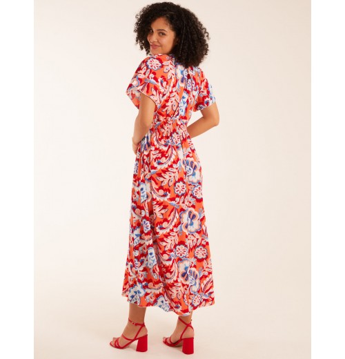 Oversized Paisley A Line Maxi Dress